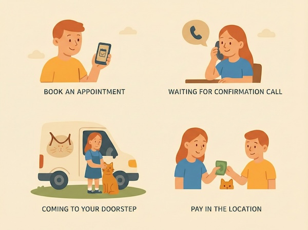 guide Grooming bus voor katten