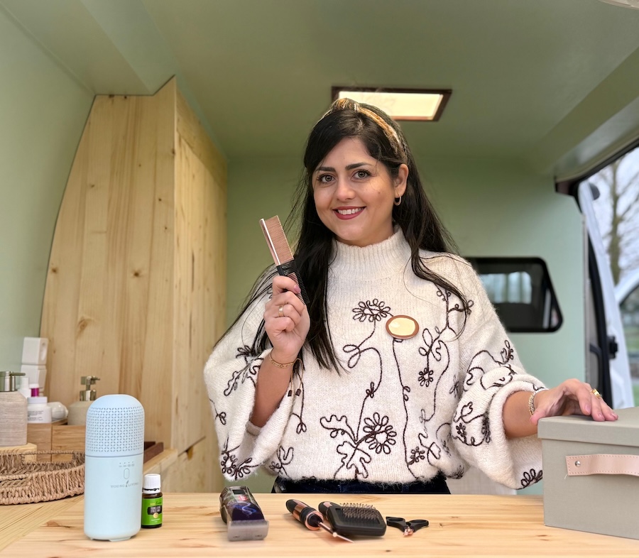 mobiele trimsalon, mobile grooming, cat grooming van, mochi grooming